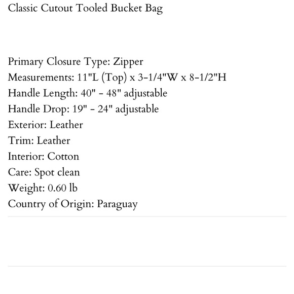 LEADER IN LEATHER ~ Made in Paraguay - Picture 7 of 7